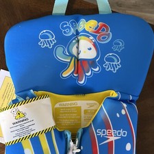 Speedo Infant Kids Aquaprene Life Jacket Vest PFD baby 30 lbs Pool Swim Beach