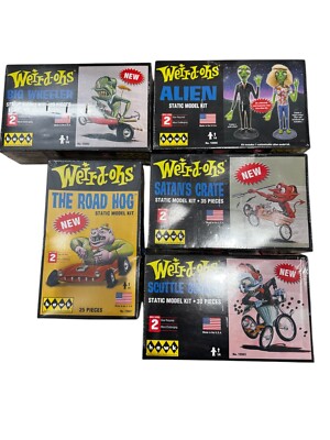 5 HAWK WEIRD-OHS KITS SATANS CRATE SCUTTLE BUCKET ROAD HOG ALIEN BIG WHEELER KIT