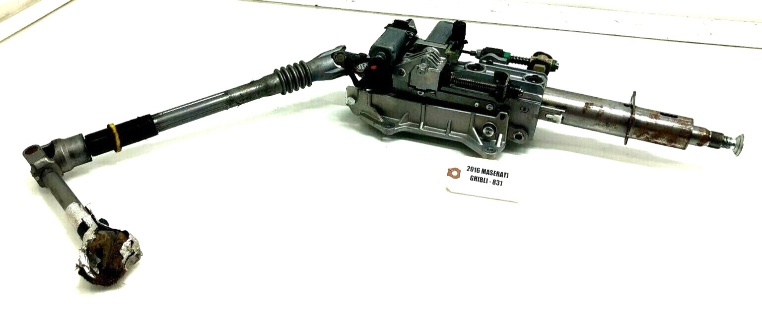 2014-2017 MASERATI GHIBLI STEERING COLUMN W/ SHAFT OEM.