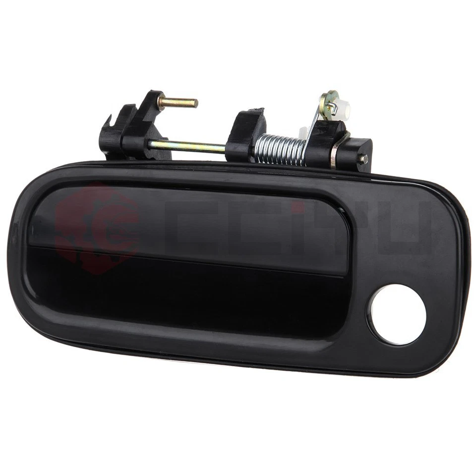 Para Toyota Camry 92-96 4x Manijas de puerta interiores Marrón 4x Exterior Negro Izquierda Derecha Foto 4 de 4