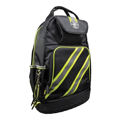 Klein Tools 55597 Tool Bag Backpack, Tradesman Pro Tool Organizer with 39 Poc...