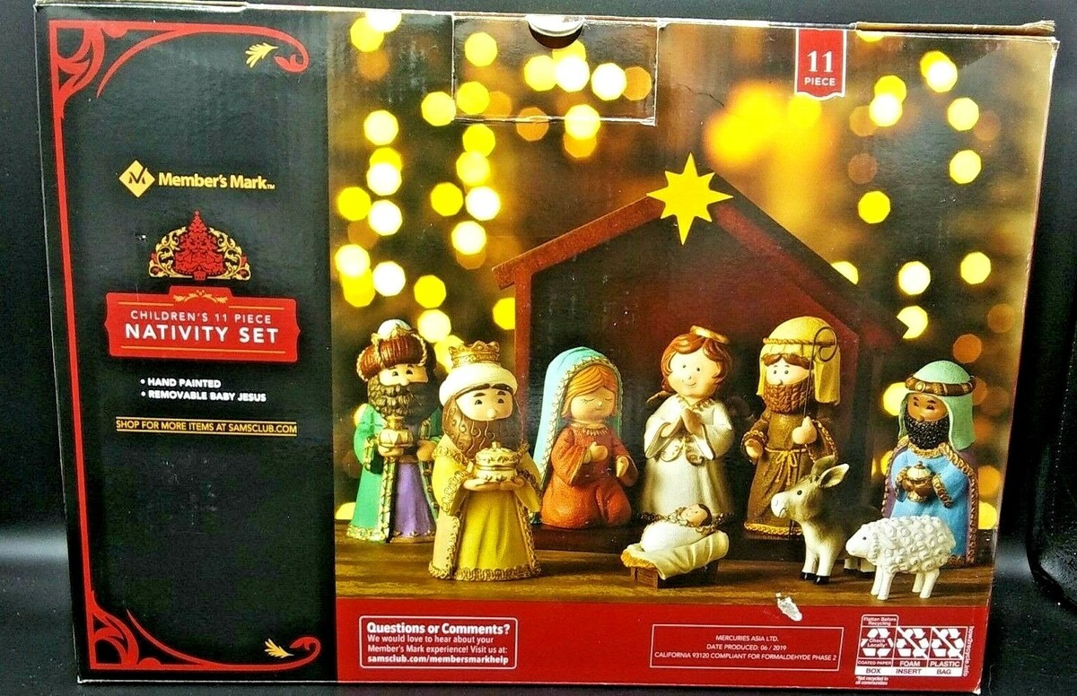 MEMBER'S MARK CHILDREN'S 11-PIECE NATIVITY SET