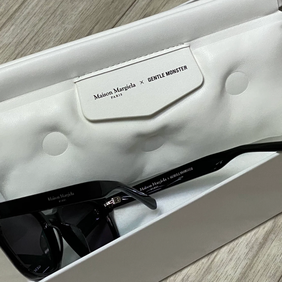 Gentle Monster x Maison Margiela MM007 Black Black ( FEDEX Gentle Monster x Maison Margiela MM007 Black Black ( FEDEX