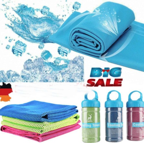 ACOGEDO Kühlhandtuch Mikrofaser - Sofortige Abkühlung Für Sport & Outdoor | 40x40cm Mit Süßer Silikonhülle