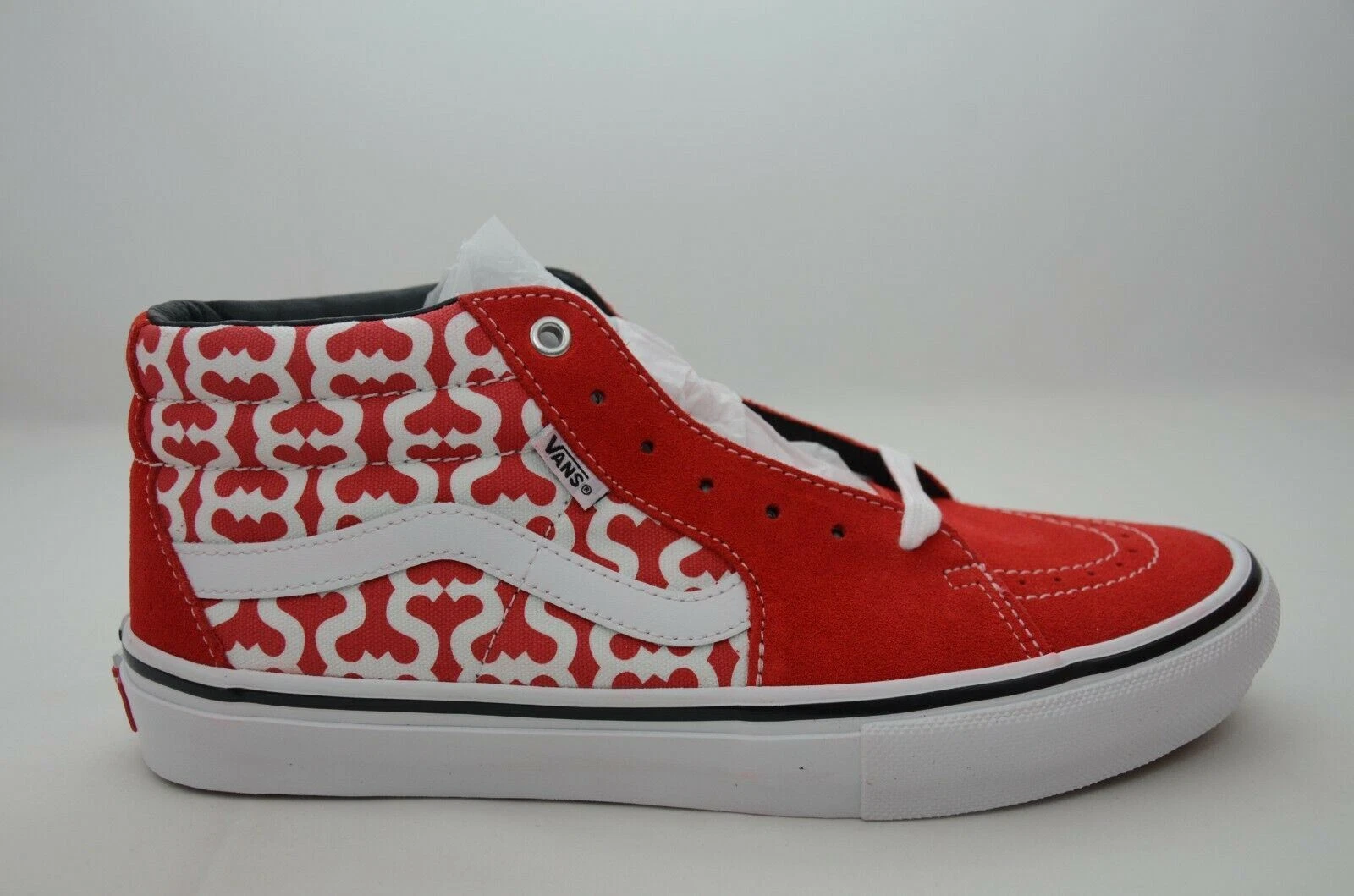 Vans Skate Grosso Mid (Supreme S) homme rouge/blanc taille 10 neuf dans sa boîte VN0A5KS15XS