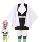 Anime Demon Slayer Kimetsu no Yaiba Kanroji Mitsuri Cosplay Costume Outfits Wig