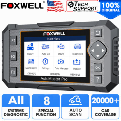 FOXWELL NT624 ELITE CAR DIAGNOSTIC OBD2 SCANNER ALL SYSTEM THROTTLE OIL RESET