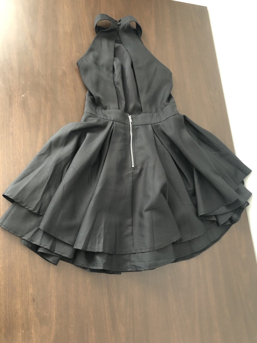 princess polly baby blue dress Black Midi Dress - Midi Dress - High-Low Dress - Wrap Dress main image 0