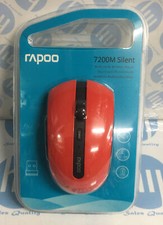 Rapoo 7200M Multi-Mode Wireless Optical Mouse - Red