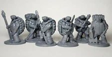 RESIN Tortles (set of 6) - 32mm Resin Minis Pre-Primed - D&D Tabletop Gaming