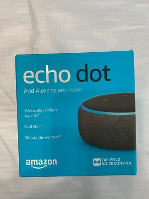 Amazon Echo Dot (3rd Generation) Smart Speaker - Charcoal