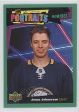 2020-21 Upper Deck UD Portraits Rookies Green Jonas Johansson #P-92 x6g