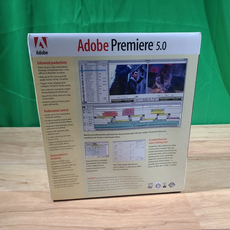 Adobe Premiere 5.0 / 5.1 CD-ROM For Macintosh - NEW SEALED - Image 3 of 4