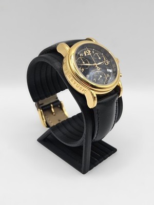  Montblanc Meisterstück Chronograph 7039 Ladies Frauenuhr 32mm vergoldet