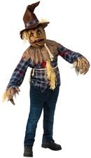 Rubies Scarecrow Costume for Kids Medium Halloween Outfit Dress-Up Party Attire