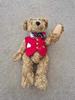 PENHALIGON'S William Henry Le Saks Fifth Avenue Englisch Jointed 43.2cm Teddybär