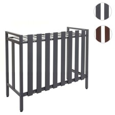 Verkleidung f&uuml;r Klimaanlage/W&auml;rmepumpe HWC-K58, Pflanzenregal, Metall 80x90x39cm