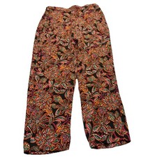 J. Crew Pants Jamie Floral Summer Colorful Boho Beach Vacation 10 Harem