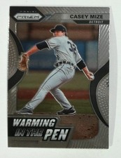 2020 Panini Prizm #WIP-10 Casey Mize Warming in the Pen Detroit Tigers Baseball