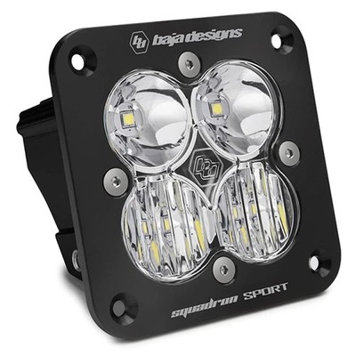 Baja Designs Squadron Sport Flush Mount LED Auxiliary Light for Jeeps, Off-Road