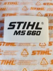Stihl MS660 Model Plate / Name Badge ( 1122-967-1506 )