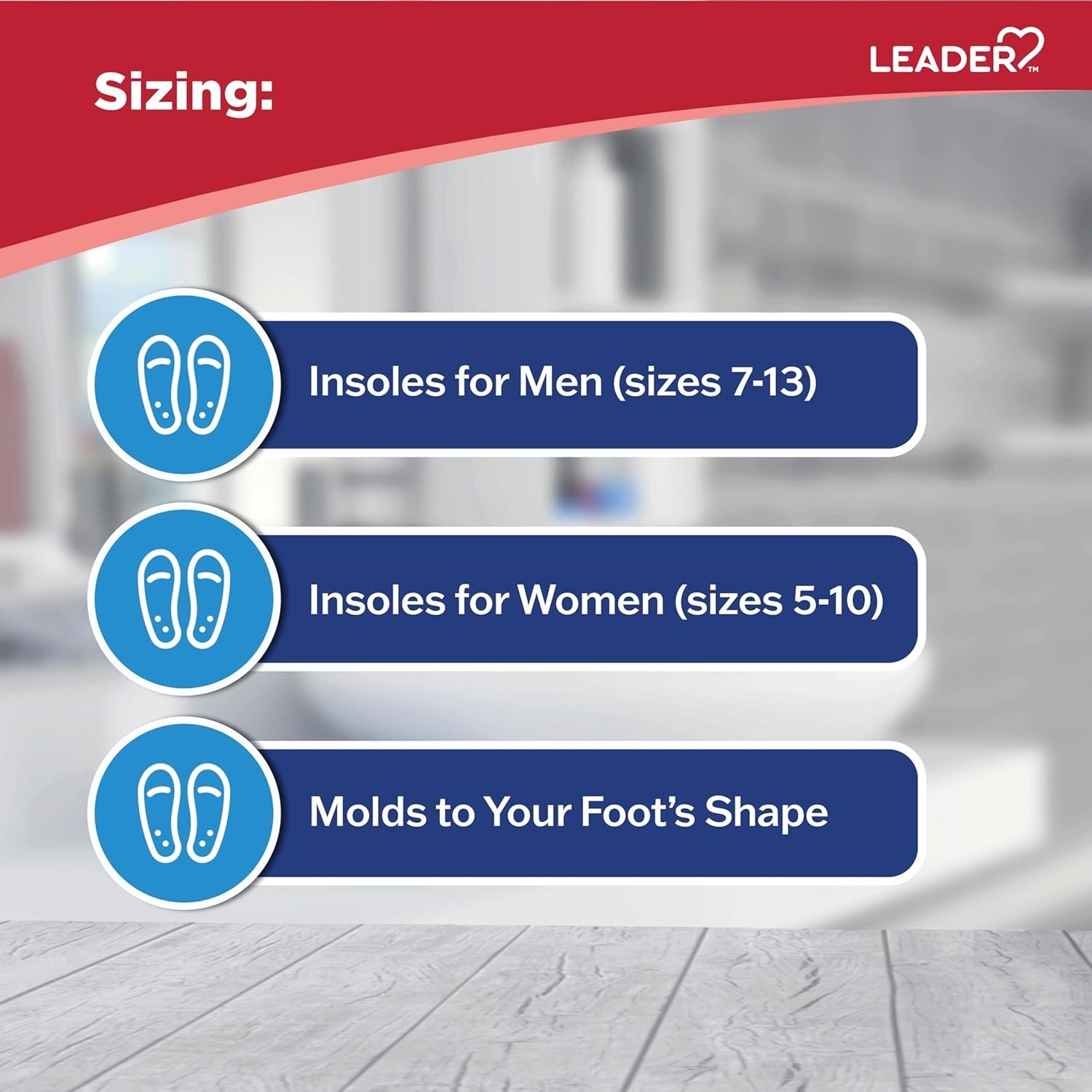 Double Air Foam Insoles - Extra Thick Cushioning for Cool, Dry Comfort - 1 Pair