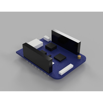 Wemos D1 Mini Pro 3d Printed