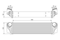 LadeluftküHler Valeo 818367 Aluminium FüR BMW 5Er F10 Touring F11 Turismo F07