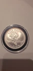 Keep Calm And Slave On 1 oz .999 Fine Silver Round "Cannabis" Tarnished edges