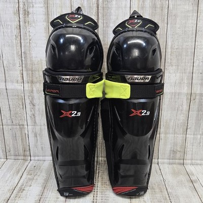 Bauer Vapor X2.9 Hockey Shin Guards Junior Size 12 S20 1056572