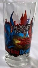 Universal Studios Florida Dueling Dragons Choose Thy Fate  5.5" Drinking GLASS