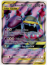 Muk & Alolan Muk GX 196/214 Ultra Rare Unbroken Bonds Pokemon Near Mint on eBay