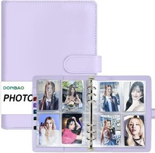 A5 Kpop Photocard Binder, 6 Ring Binder Collector  S Album with 240 Card Slots, P