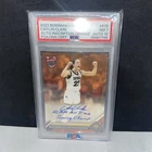 2023-24 Bowman U Now Caitlin Clark #61D Auto Inscription Orange /5 PSA 7 Auto 10