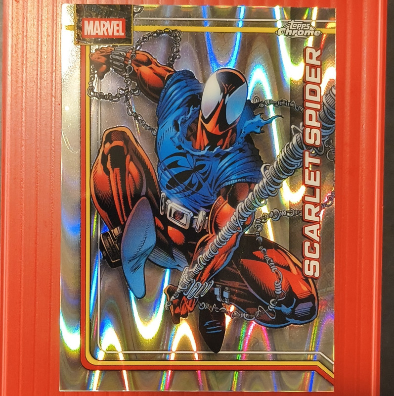2026 Topps Chrome Marvel RayWave Refractor Scarlet Spider #146 