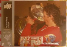 Al MacInnis 2021-22 Upper Deck Day with the Cup Flashbacks SP Calgary Flames
