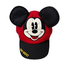 Mickey Mouse Ears Snapback Hat Red Toddler 51-53cm Oh Boy Disney Parks