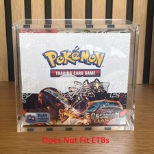 Pokemon Booster Box Acrylic Protective Display Case Magnetic 99 UV Rejection