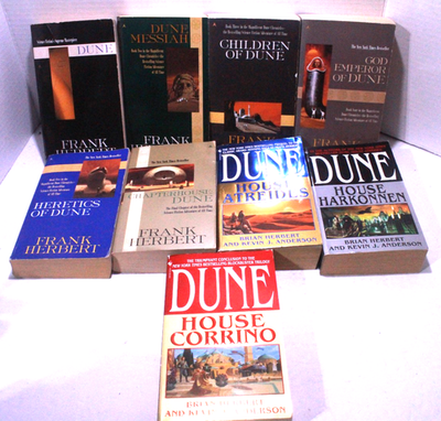 Dune Original Books 1-9 Frank Herbert Ace Paperback Edition Vtg | eBay
