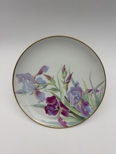 KPM Berlin Teller Wandteller mit Weichmalerei und Goldrand Hausmalerei