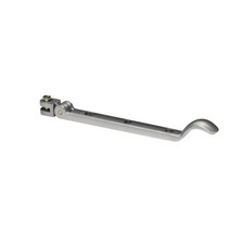 L30447 - STEEL WINDOW FITTINGS B375 Classic Curved Peg Stay - 150mm Satin Chrome