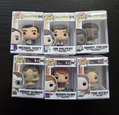 Funko Bitty POP! The Office Michael Pam Jim Dwight Darryl Meredith, Set of 6 New