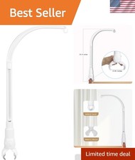 Adjustable 22.8-Inch Crib Mobile Arm - Portable  Safe Baby Mobile Hanger