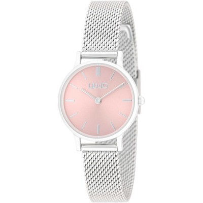 Damenuhr LIU JO LUXURY MINI MOONLIGHT TLJ2410 Stahlarmband Mesh Rosa
