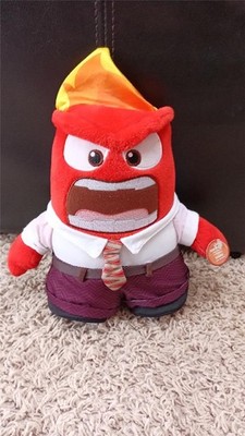 Disney Inside Out Movie Anger talking 2015 Squeeze Hand Talks TOMY Works EUC