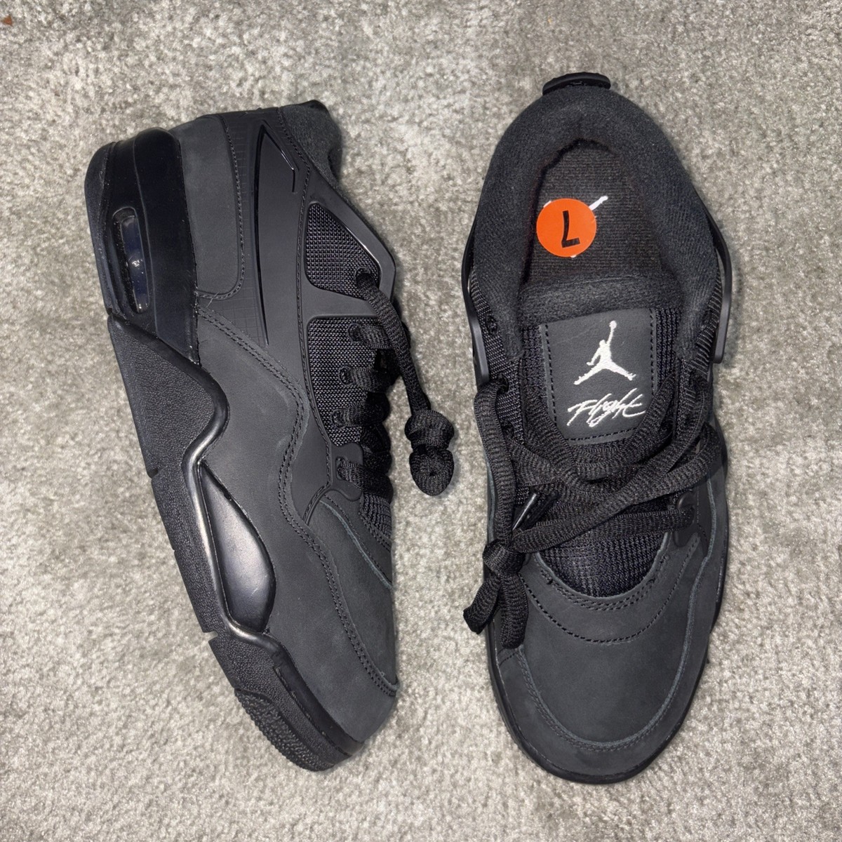 Air Jordan 4 RM Black Cat Sneakers, Size 7Y / 8.5W FQ7938-004 | eBay