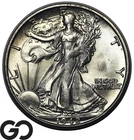 1942-S Walking Liberty Half Dollar, Beautiful Superb Gem BU++