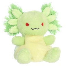 Aurora World Plush - Adorable Palm Pals - ECTO RADIOACTIVE AXOLOTL 5 inch -New