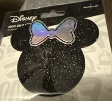 MINNIE MOUSE - DISNEY Character Face Iron On Patch