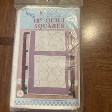New 6-18  Quilt Squares Item 732 Pattern 185 Five XX Hearts Jack Dempsey Needle